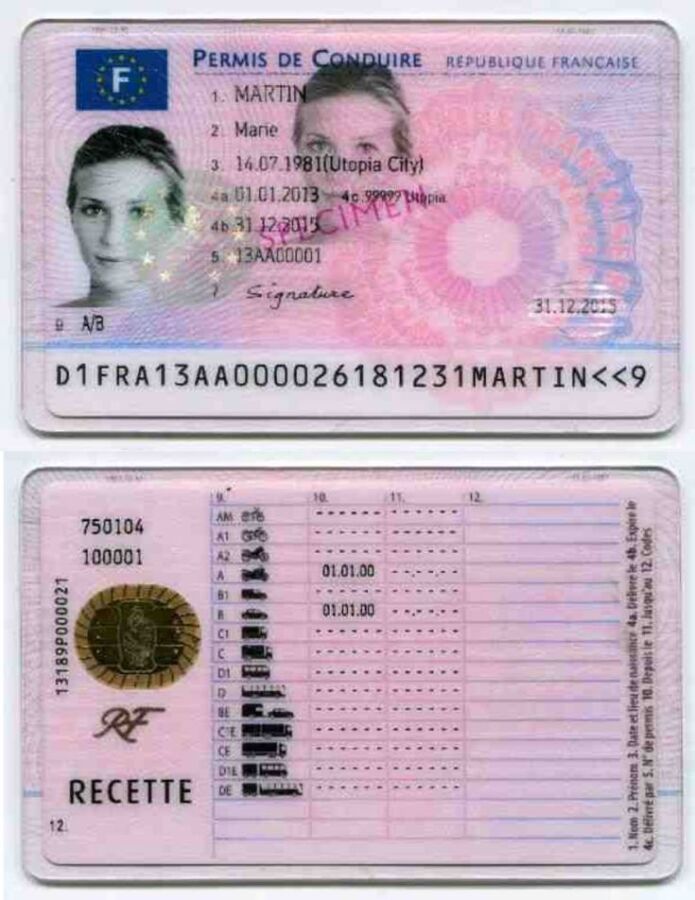 Grille évaluation examen permis
